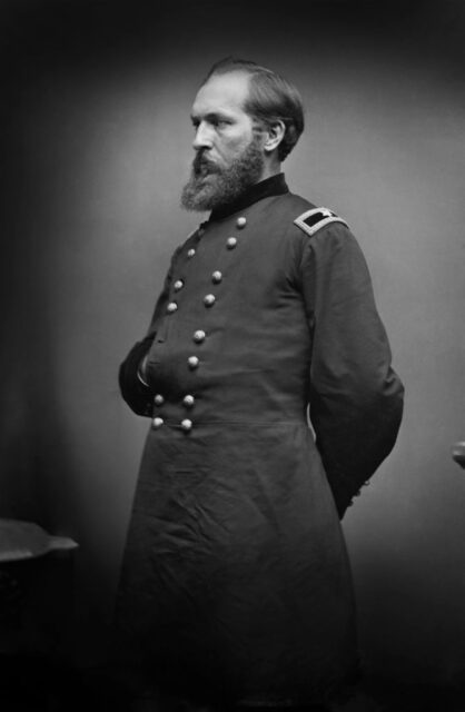 Military portrait of James Garfield