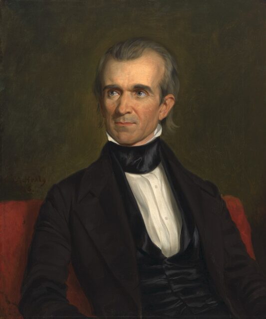 Portrait of James K. Polk