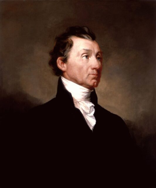Portrait of James Monroe during his time as president of the United States