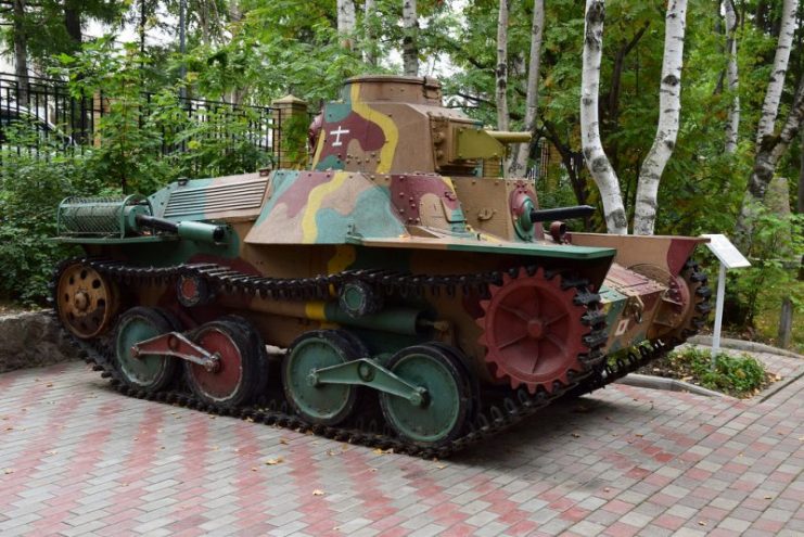 Japanese Type 95 “Ha-Go” tank. Photo Raita Futo CC BY 2.0