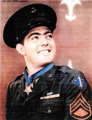 Sgt John Basilone in Uniform – Photo provided Kim Van Note