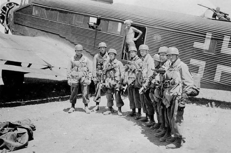 Junkers Ju 52 with German Paratroopers – 1940