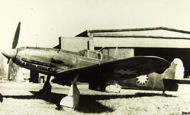 Kawasaki Ki-61 being used by the Chinese Nationalist Air Force.