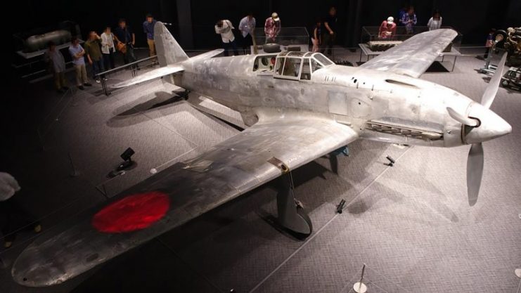 Kawasaki Ki-61 (Hien) in Kakamigahara Aerospace Science Museum. Photo 名古屋太郎 CC BY-SA 4.0