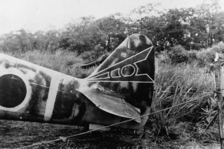 Ki-61 Tail in Cape Gloucester 1943