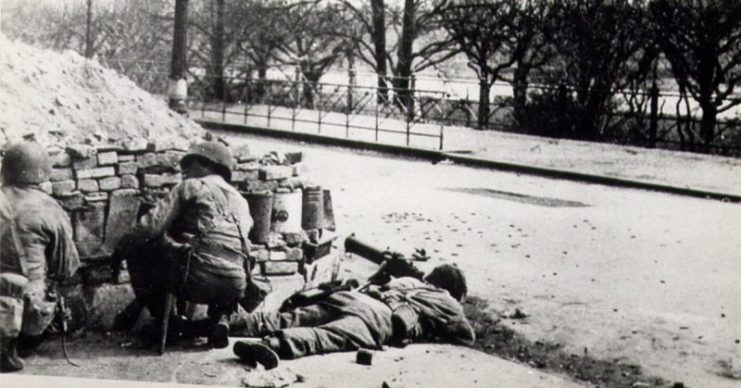 US Infantry in Holland.