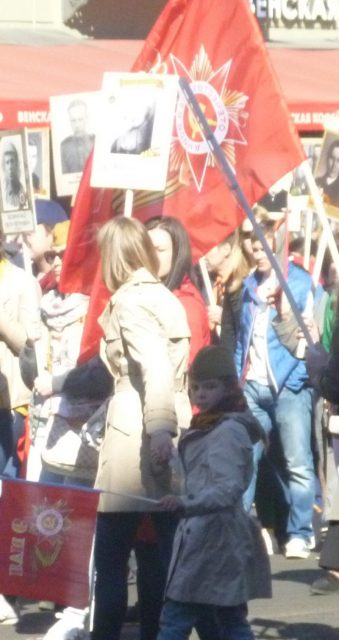 Victory Day Celebration in St. Petersburg.