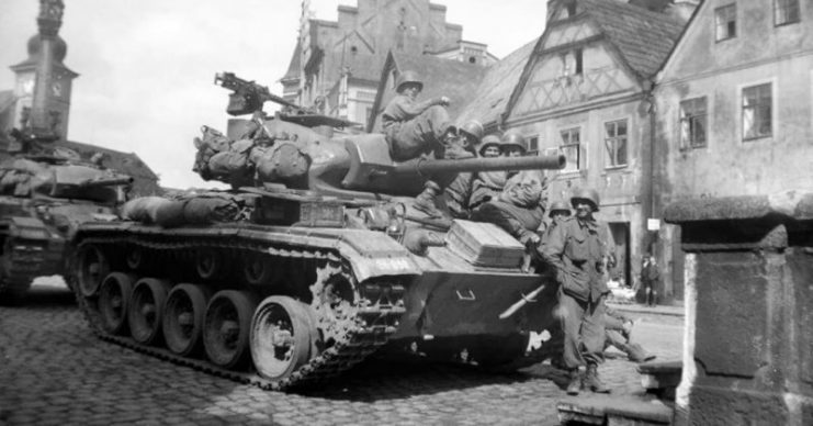 Light Tank, M24 Chaffee somewhere in Germany 1945