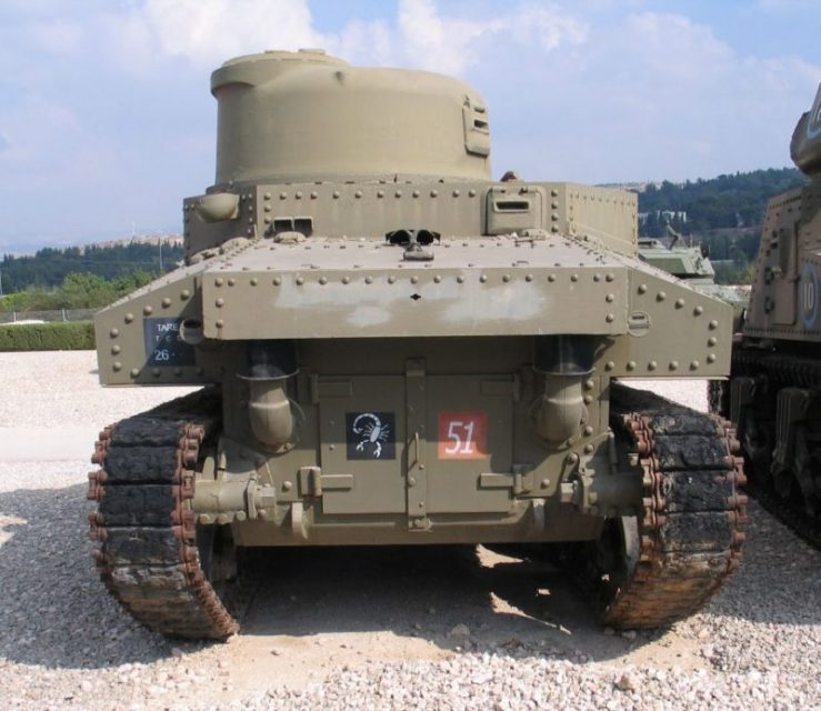 M3 Lee from the rear. By Alleged Bukvoed-CC BY 2.5