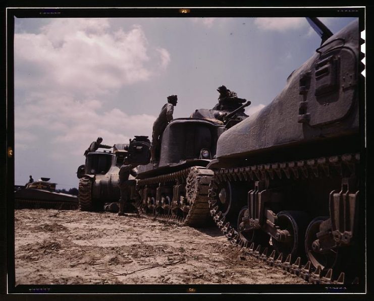 M3 M4 tank company bivouac FT. Knox. KY.