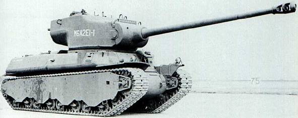 M6A2E1 at Aberdeen Proving Ground, June 1945