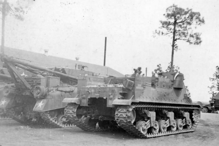 M7 Priest and Sherman ARV M32