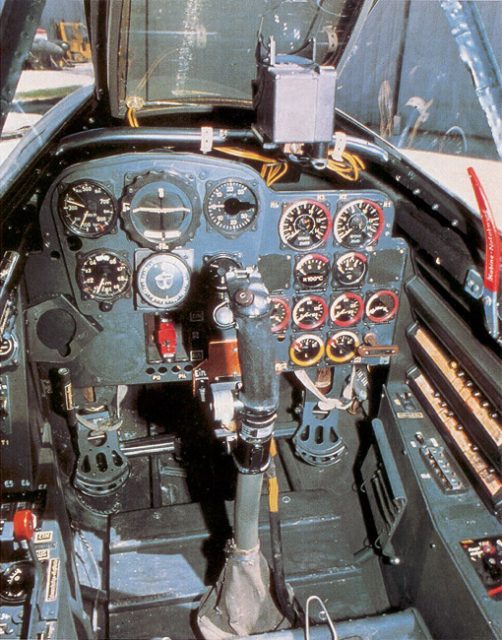 Me 262 cockpit