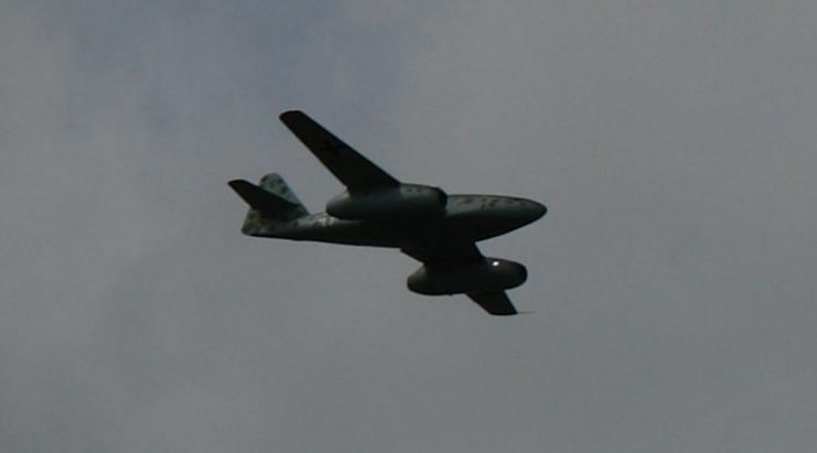 Me 262 replica at the Berlin Air Show 2006 Photo by Bernhard Gröhl CC BY 2.5