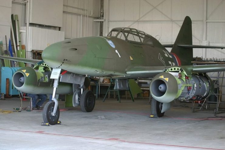 Messerschmitt Me.262 At Everett Paine Field.Photo aeroprints.com CC BY-SA 3.0