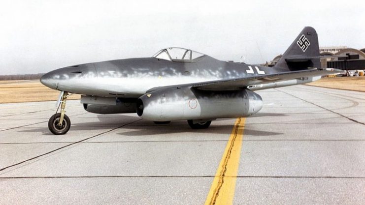 Messerschmitt Me 262A at the National Museum of the United States Air Force.