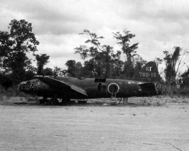 Mitsubishi G4M bomber coded 762-K-15