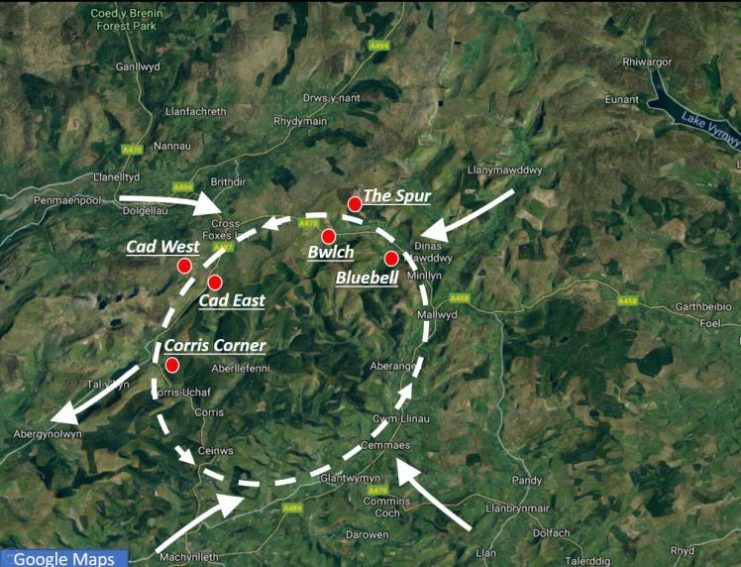 The Mach Loop. Photo: Google maps