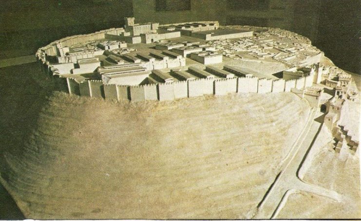Model of Megiddo, 1457 BC.