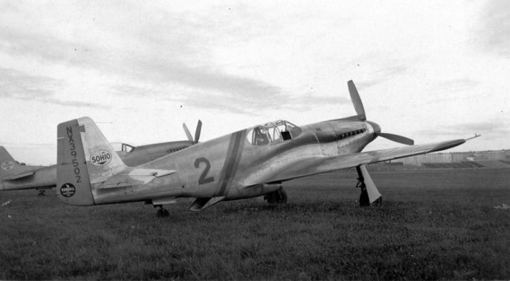 North American A-36A landed