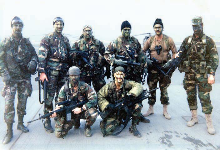 ODA 525 team picture taken shortly before infiltration in Iraq, February 1991