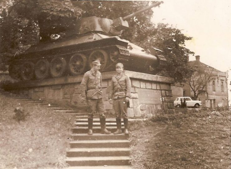 Warsaw Pact, Polish armor unit in Czechoslovakia, 1968.