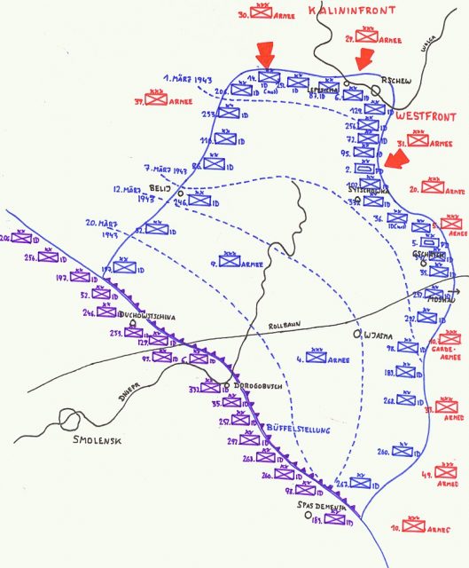 Operation Buffalo, Movement in March 1943