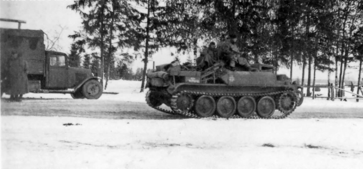 Panzer II Flamingo in service.
