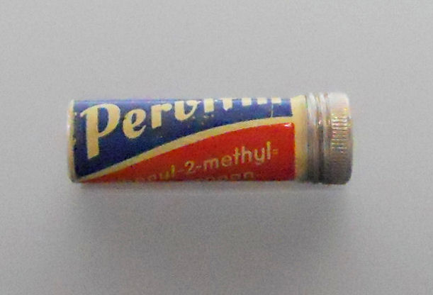 Pervitin, a methamphetamine brand used by German soldiers during World War II, was dispensed in these tablet containers.Photo: Jan Wellen CC BY-SA 3.0