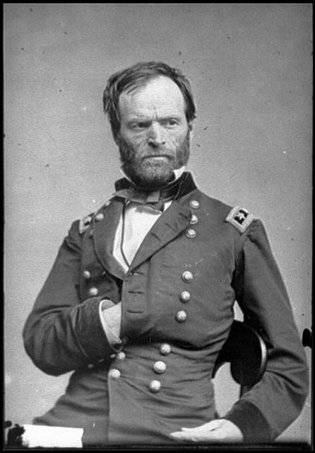 Photo portrait of William Tecumseh Sherman, c.a 1865