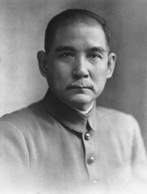 Portrait of Sun Yat-Sen in the 1910s