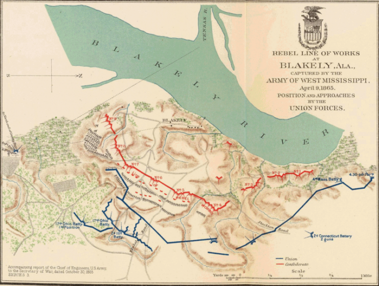 Positions of units involved.