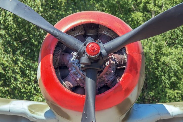 Propeller, Nakajima Ki-43-II Hayabusa in the “Great Patriotic War Museum”. Photo: Mike1979 Russia CC BY-SA 3.0