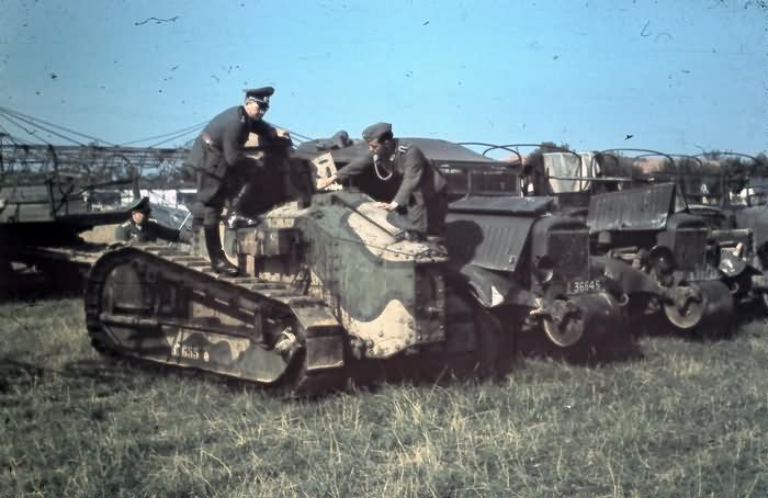 Renault FT-17 color photo, somewhere in France 1940