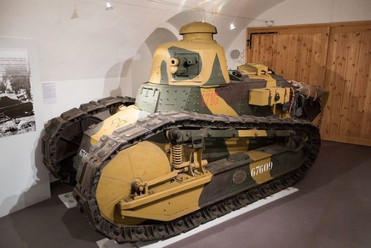 Renault FT tank, Poland.Photo Thomas Quine CC BY 2.0