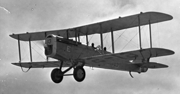 DH-4 in Flight.