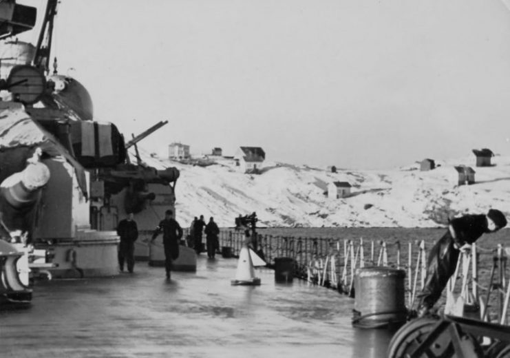 Scharnhorst_in Norway winter.