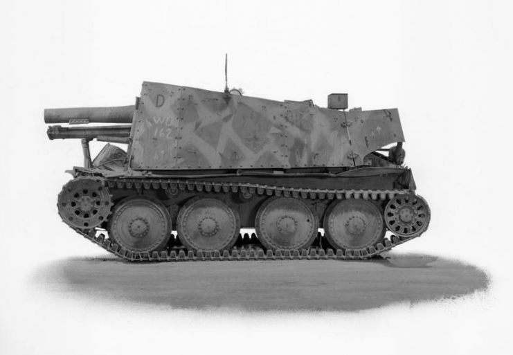 “German ‘Grille’ 15cm self-propelled gun”