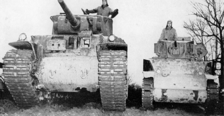 M6 and M5 Stuart tank size comparison
