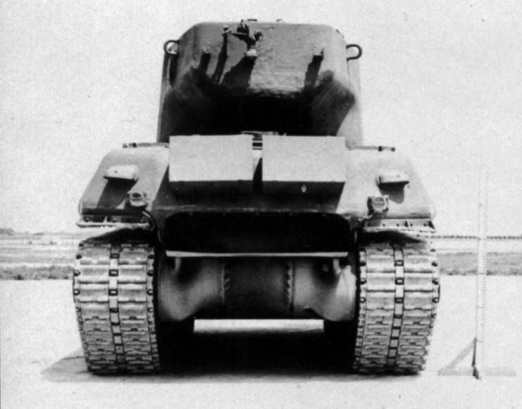 Rear side of the M6A2E1