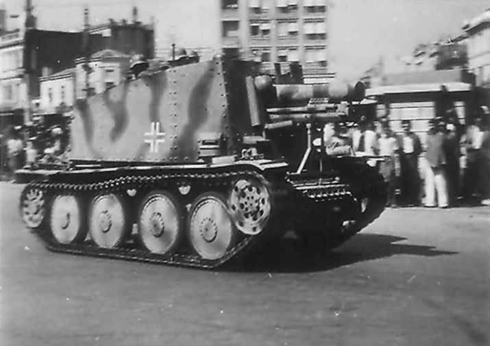 Self propelled artillery Grille Ausf H 2
