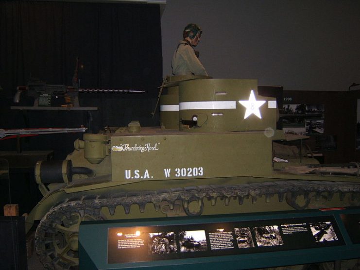 Side view of the Mississippi Armed Forces Museum’s M2A2.Photo Joe Wentzel CC BY 2.0