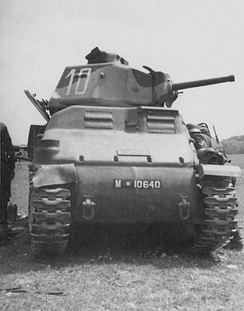 Somua S-35, number 10 M10640