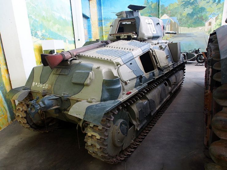 SOMUA S 35 Photographed in the Musée des Blindés, France.