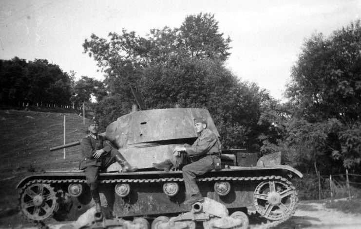 Soviet-type T-26 lightweight tank.Photo FORTEPAN CC BY-SA 3.0