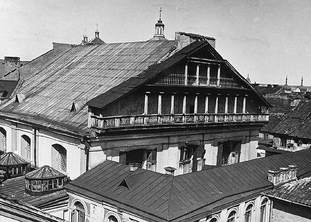 Synagogue of Vilna. Photo taken by the German army during the 1st World War (between 1914 and 1918).