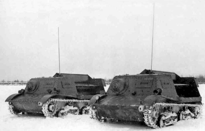 T-20 Komsomolets Teletanks.
