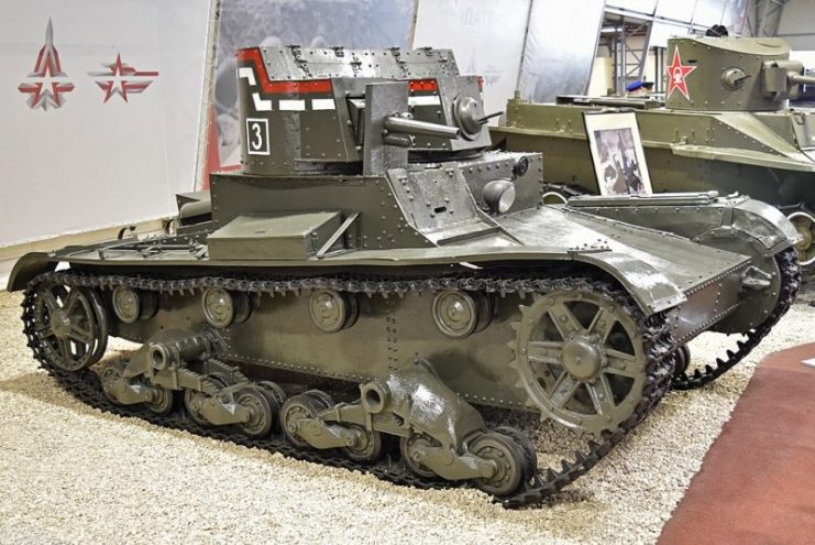T-26 ‘3’ – Patriot Museum, Kubinka.Photo Alan Wilson CC BY-SA 2.0