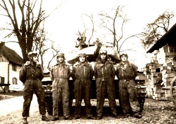 Tank crew of an M24 in Werl 1959