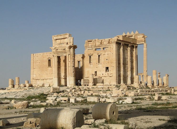 Temple of Bel in Palmyra, which was blown up by ISIL in August 2015.Photo: Bernard Gagnon CC BY-SA 3.0